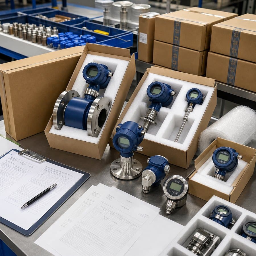 Quality control and export packaging workflow at AccuMeasure